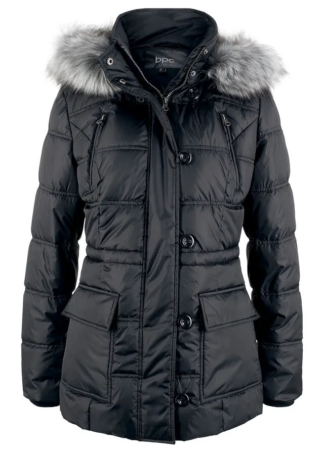 Chaqueta guateada con capucha
