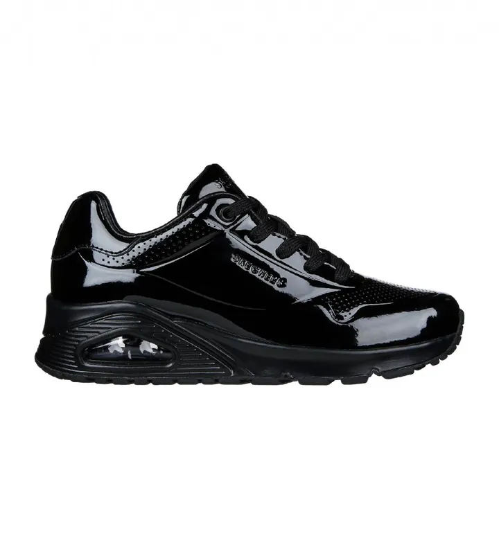 Skechers para mujer. 177142 Zapatillas UNO Street negro (36), 1 a 3cm, Cordones, Casual