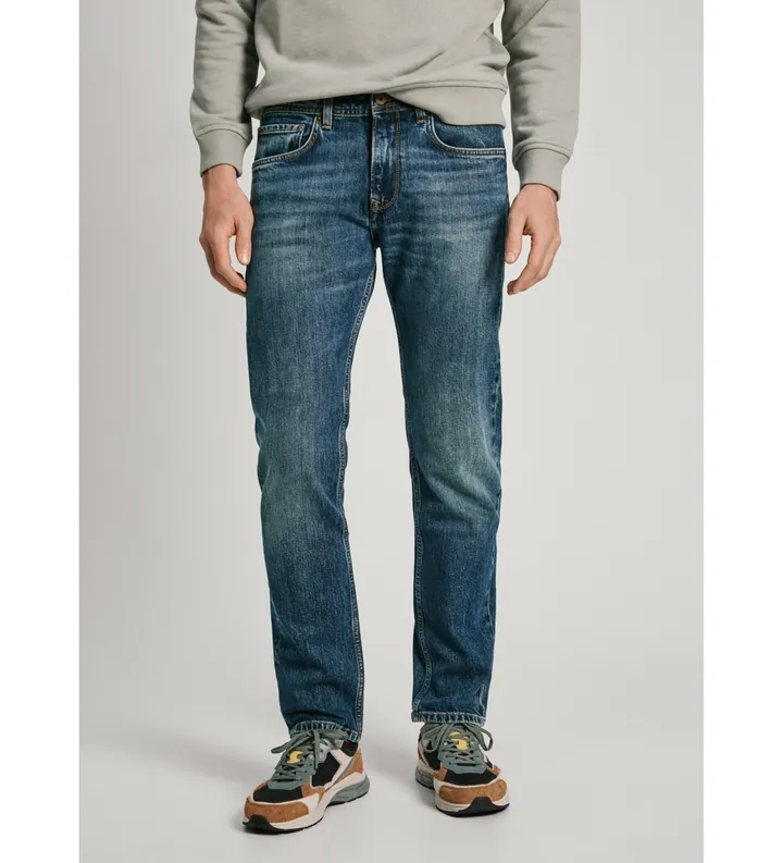 Pepe Jeans para hombre. PM207393HW6 Jeans Straight azul (28/32), Casual, Algodón, Denim, Sostenible