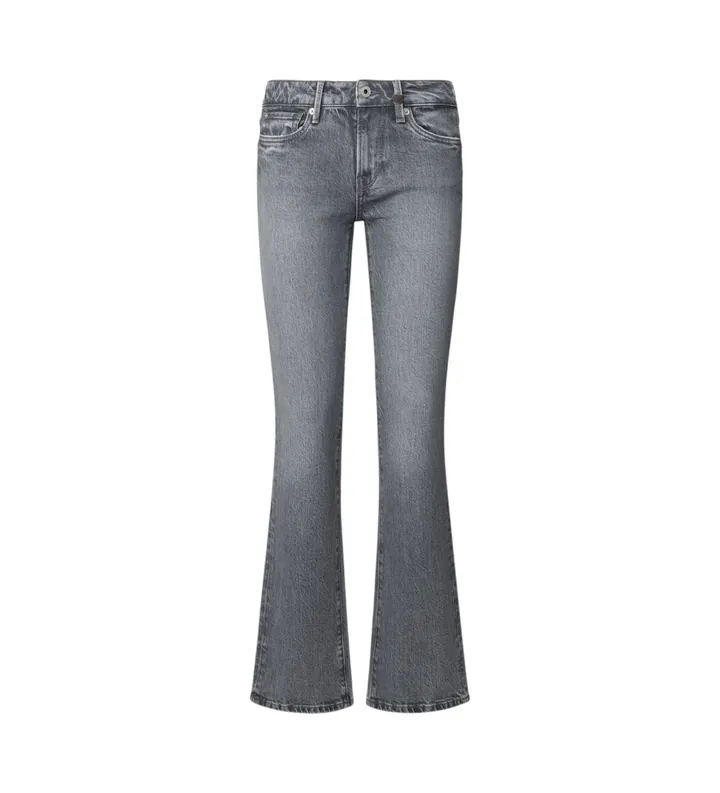 Pepe Jeans para mujer. PL204732UN0 Jeans en fit bootcut Piccadilly gris (29/32), Casual, Denim, Sostenible