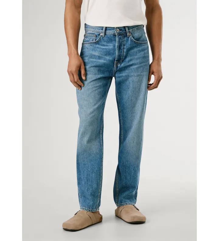Pepe Jeans para hombre. PM208405 Jeans Relaxed Brighton azul (28/30), Casual, Algodón, Denim