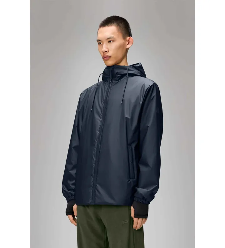 Rains unisex. 15770 Chaqueta Lohja Insulated marino (L), Azul, Casual, Impermeable, Poliéster