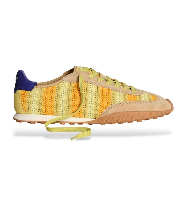 HOFF para mujer. 12661025 Zapatillas Bridge Woven Mimosa amarillo (37), Tela, Plano, Cordones, Casual
