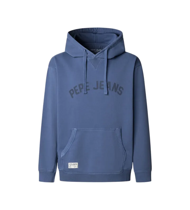 Pepe Jeans para hombre. PM5800145 Sudadera Gio marino (L), Casual, Algodón