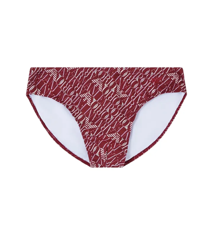 Emporio Armani para hombre. EM000575_AF20437 Bañador Slip All burdeos (L), Beachwear, Poliéster