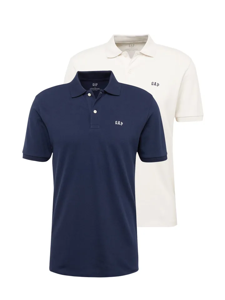 GAP Camiseta  azul oscuro / blanco