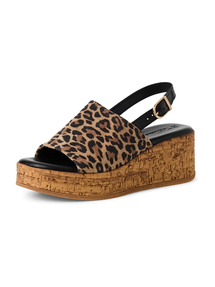 Tamaris Sandalias  umbra / capuchino / negro