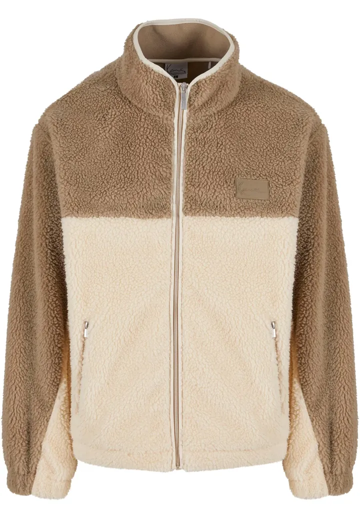 Karl Kani Chaqueta polar camelo / ecru