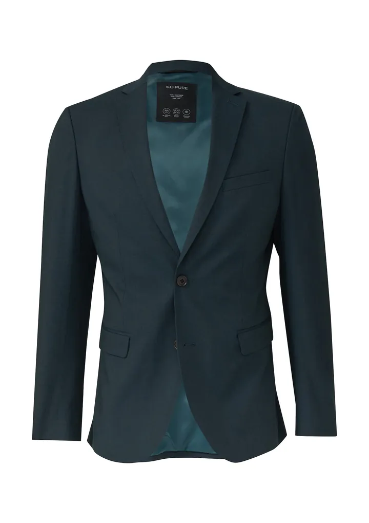 s.Oliver BLACK LABEL Chaqueta tipo saco para negocios petróleo