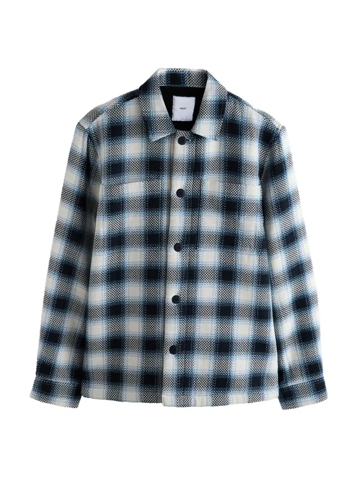 Next Chaqueta de entretiempo  azul claro / negro / blanco