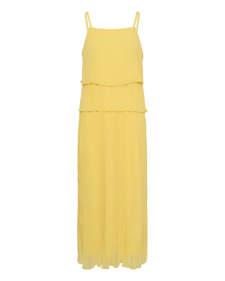 CULTURE Vestido 'CUUni Cheila'  amarillo pastel