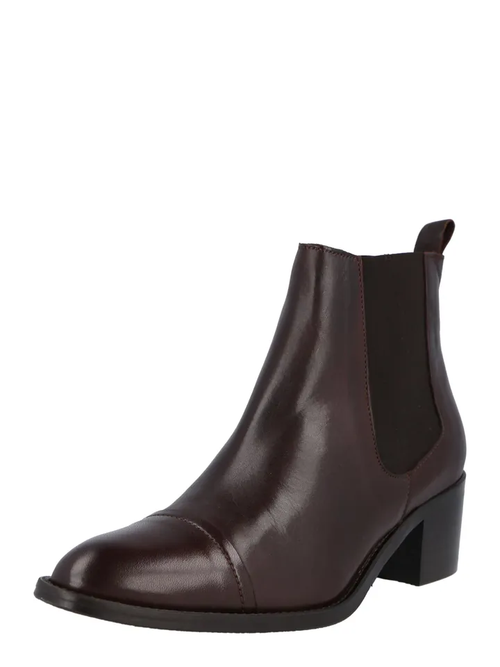 Bianco Botas Chelsea 'Carol' marrón oscuro