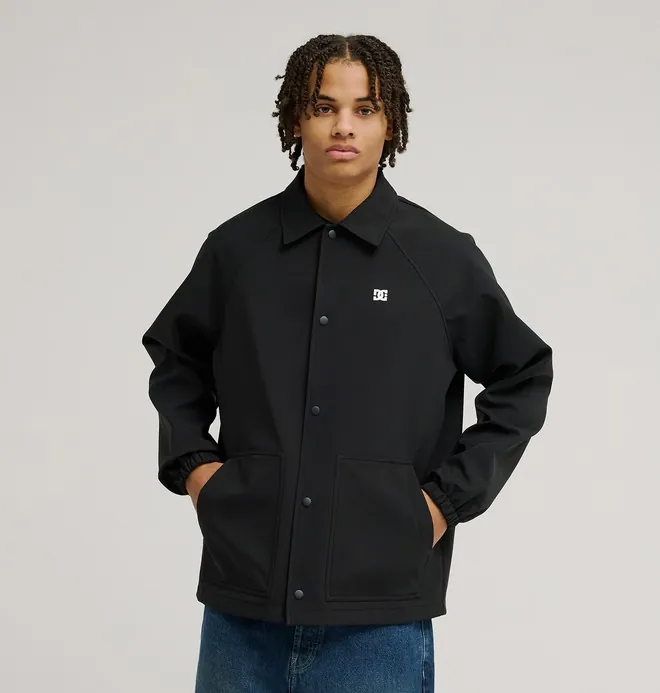 Drylyne Coach 10K - Chaqueta de entrenador Negro Hombre
