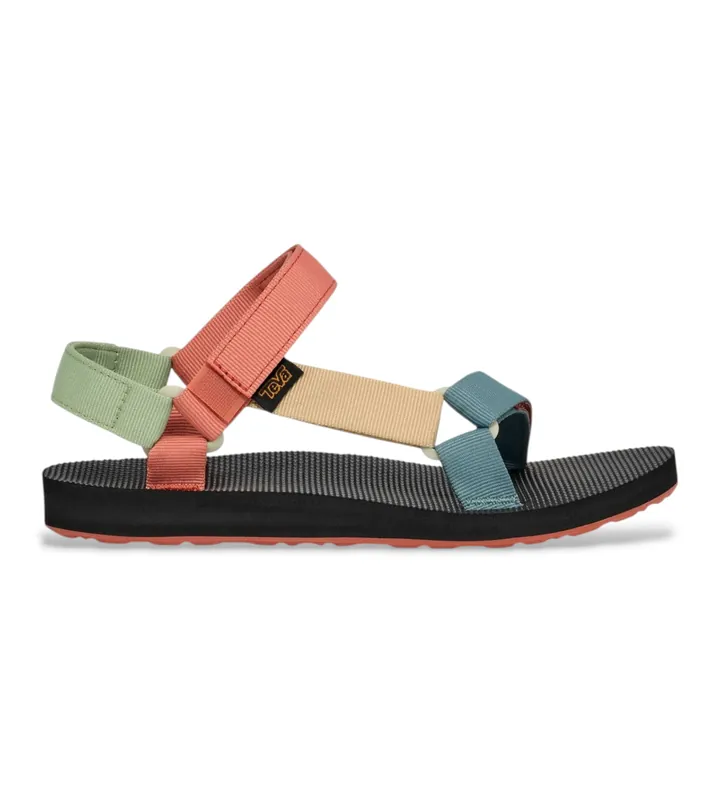 Teva para mujer. 1003987 Sandalias Original Universal multicolor (36), Tela, Plano, Casual, Beachwear