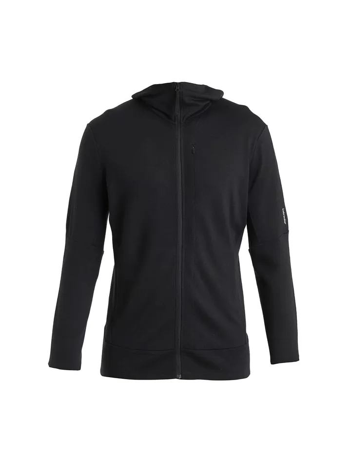 ICEBREAKER Sudadera con cremallera deportiva 'Quantum IV' pino