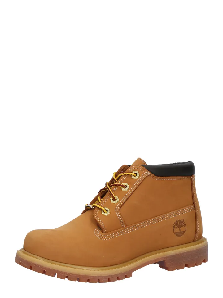 TIMBERLAND Botines con cordones marrón claro / negro