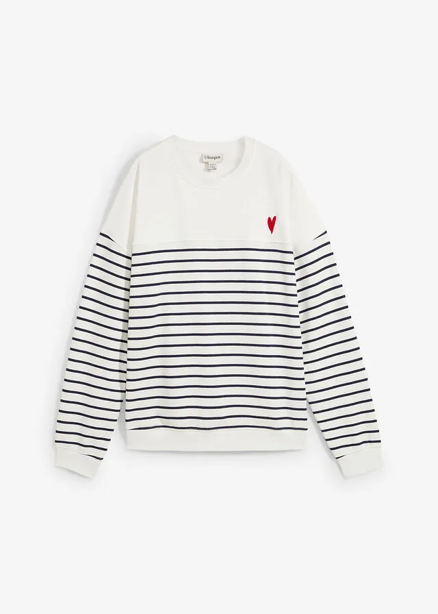 Sudadera oversize de mezcla de algodón