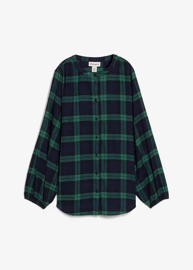 Camisa de franela de algodón puro
