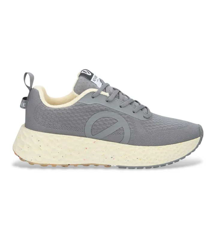 NO NAME para hombre. QNVMMS0 Zapatillas Carter Fly gris (41), Piel, Plano, Cordones, Casual