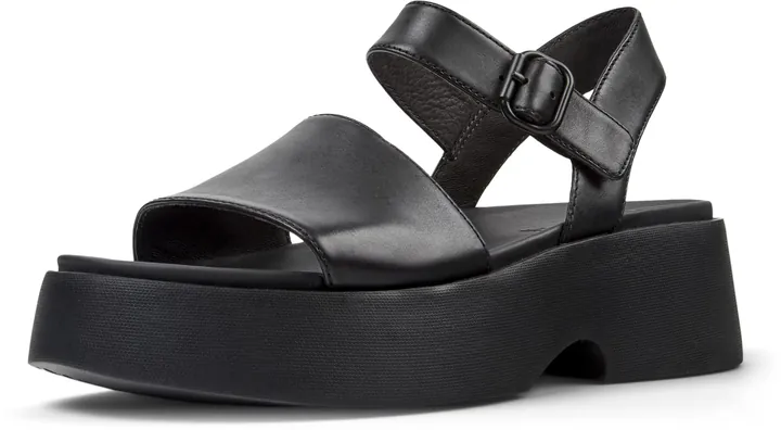 CAMPER Sandalias con hebilla 'Tasha'  negro