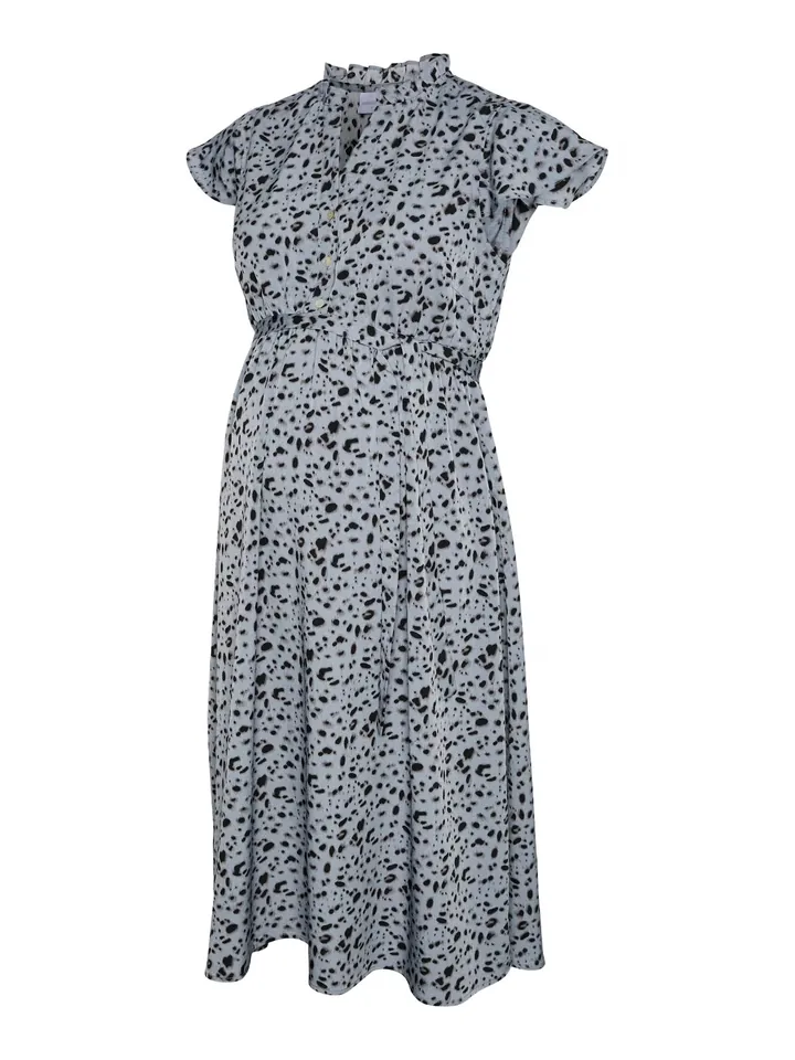 MAMALICIOUS Vestido 'MLPali' azul ahumado / negro