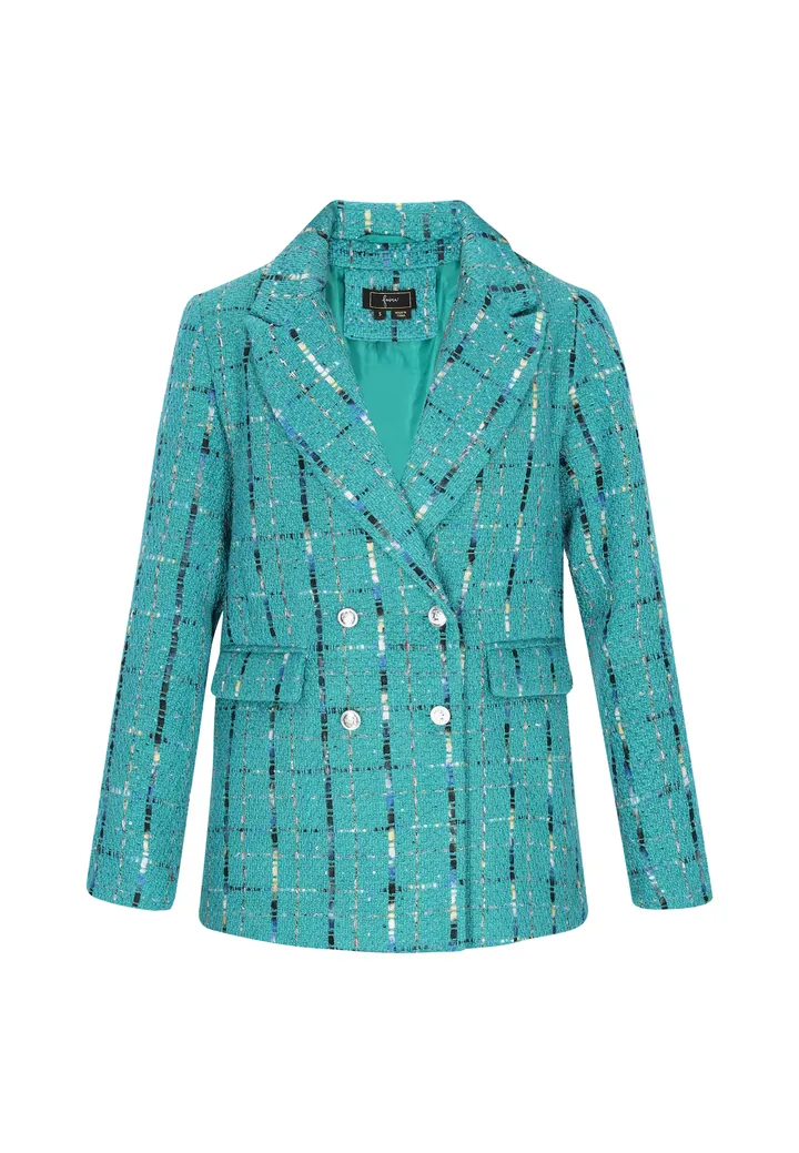 faina Blazer  turquesa
