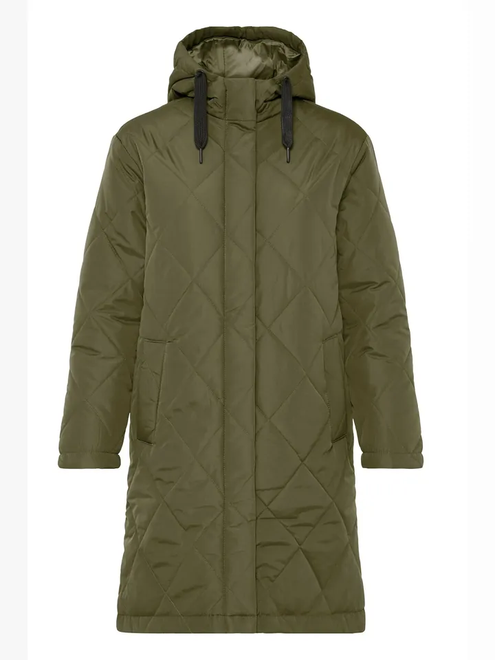 Oxmo Chaqueta de entretiempo ' OXBMMBELIS LONG JACKET ' verde oscuro