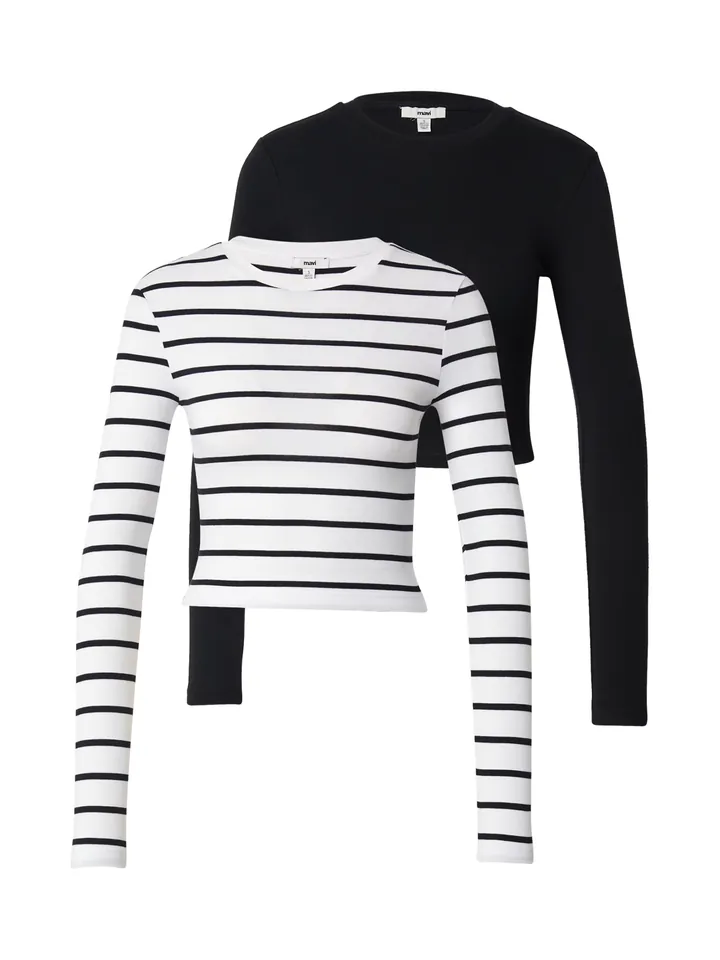 Mavi Camiseta  negro / blanco