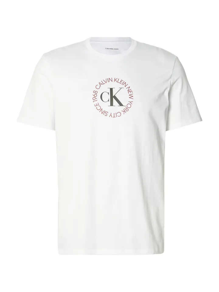 Calvin Klein Jeans Camiseta  antracita / arándano / blanco