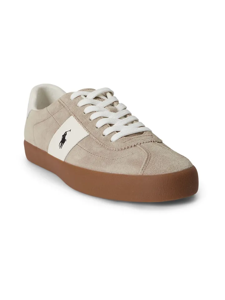 Polo Ralph Lauren Zapatillas deportivas bajas 'COURT' beige / blanco lana