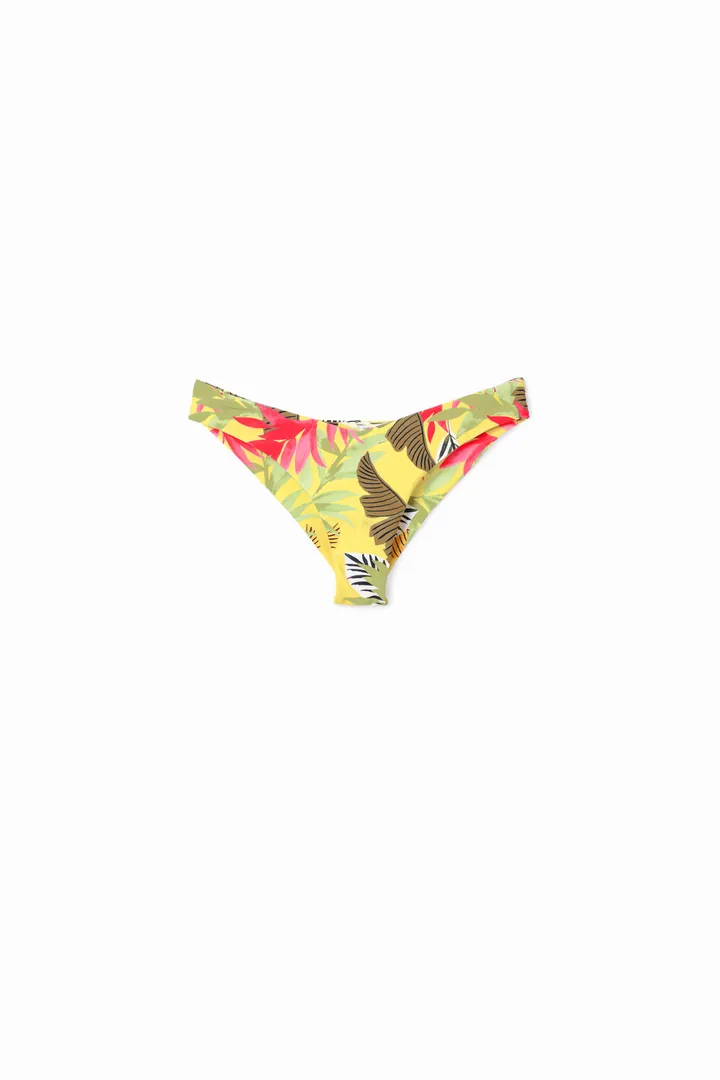 Desigual, Braguita bikini tropical, Amarillo, L