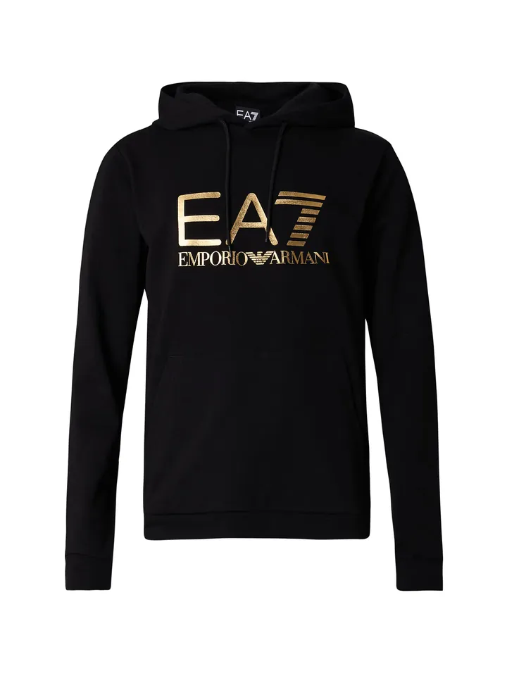 EA7 Emporio Armani Sudadera oro / negro