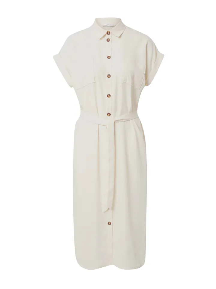 ONLY Vestido camisero 'Hannover'  beige claro