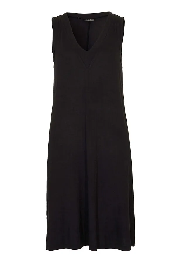 Vestido de punto de viscosa fluida