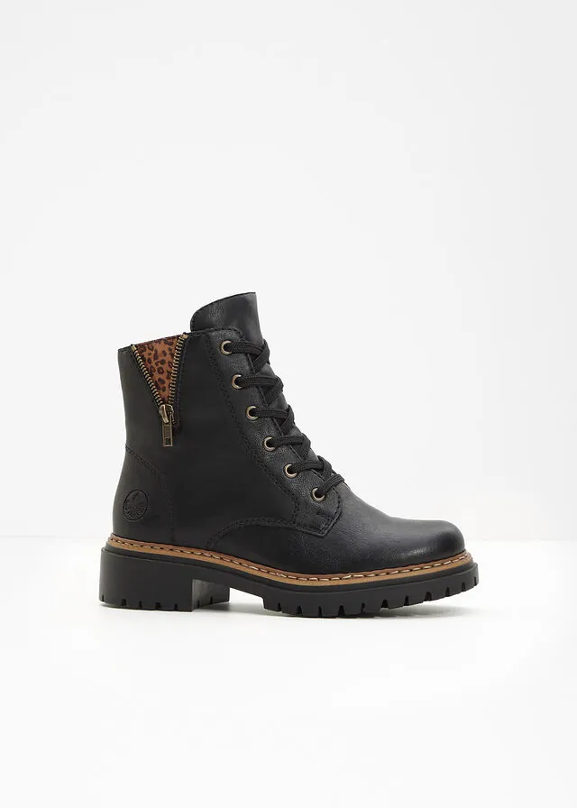 Botas con cordones forradas de Rieker