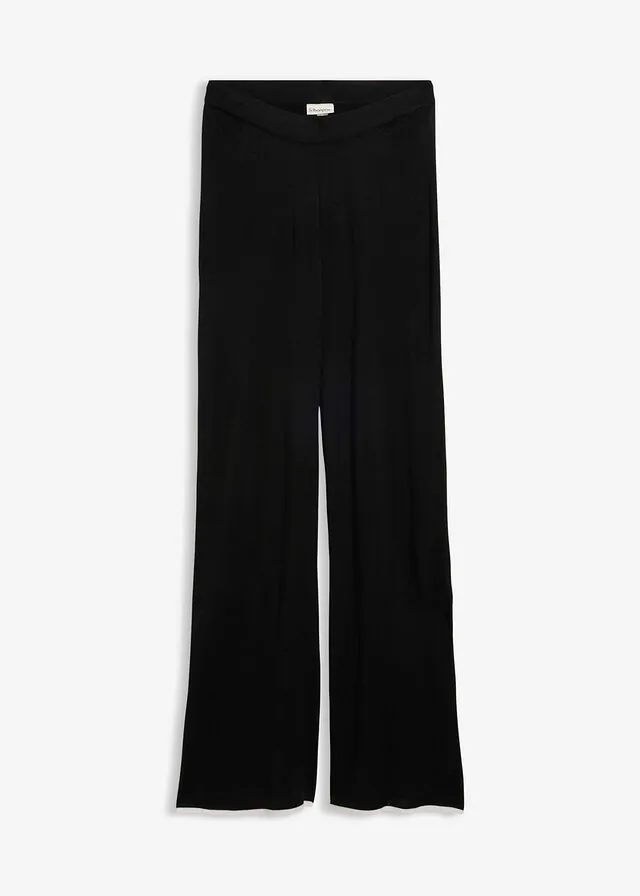 Pantalón de punto fino de mezcla de viscosa