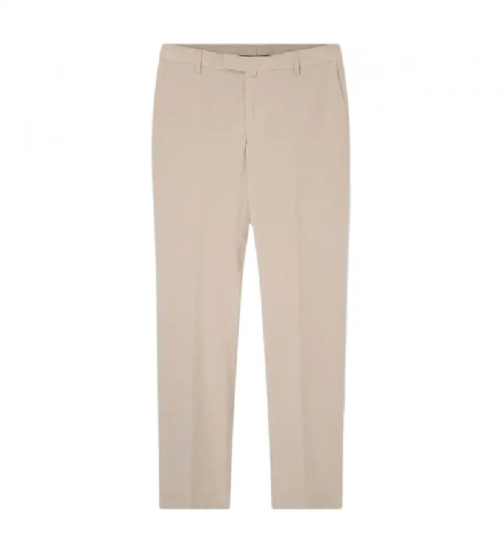 Hackett London para hombre. HM212523 Pantalón Textured Velvet beige (34/32), Casual, Algodón