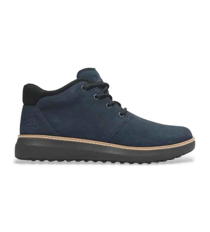 Timberland para hombre. TB0A69Q5W061 Botas Chukka de piel de media caña Hudson Road marino (44.5), Plano, Cordones, Casual, Sostenible