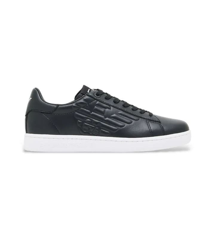 EA7 unisex. 7X000331_AF10848 Zapatillas Classic Cc negro (35 1/3), Piel, Plano, Cordones, Casual