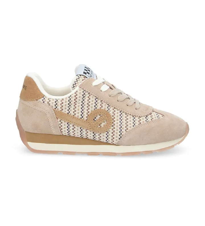 NO NAME para mujer. KNHRGRS Zapatillas City Run Jogger beige (36), Plano, Cordones, Casual