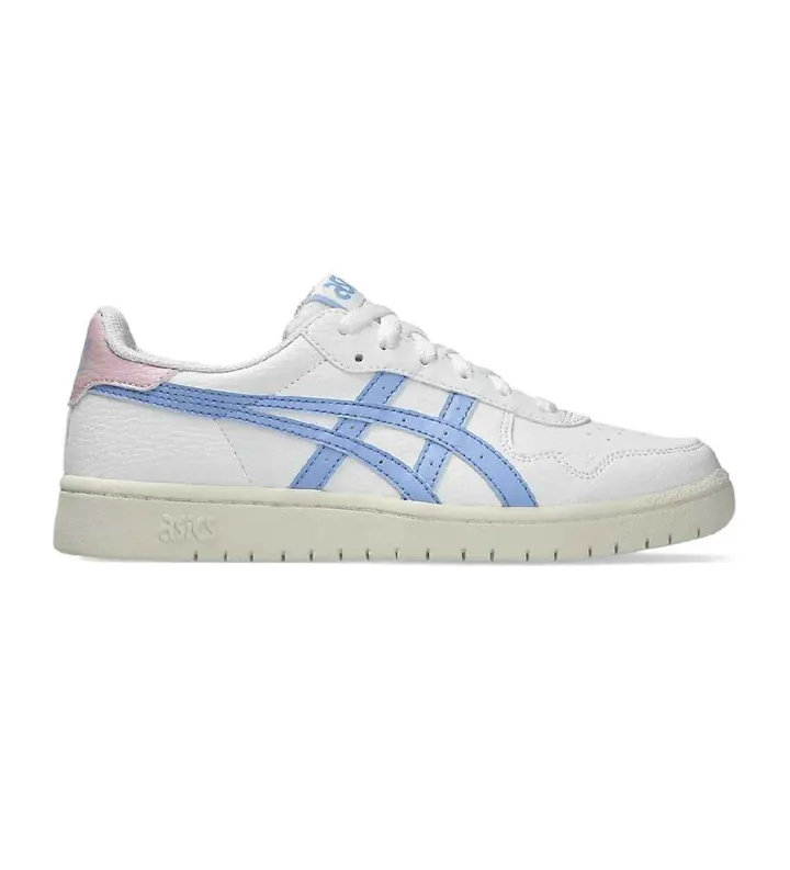 Asics para mujer. 1202A118 Zapatillas Japan S blanco, azul (36), 1 a 3cm, Cordones, Casual