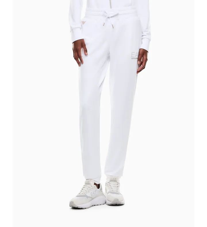 EA7 para mujer. 8NTP66_TJ9RZ Pantalón Evolution blanco (L), Casual, Poliéster