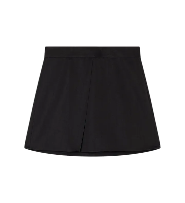 A|X Armani Exchange para mujer. XW001825AF19010FC238 Falda Circular negro (L), Casual, Poliéster