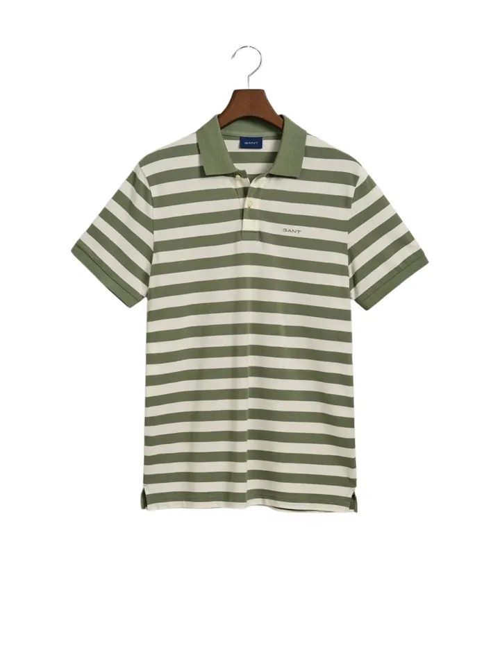 GANT Camiseta  verde / offwhite