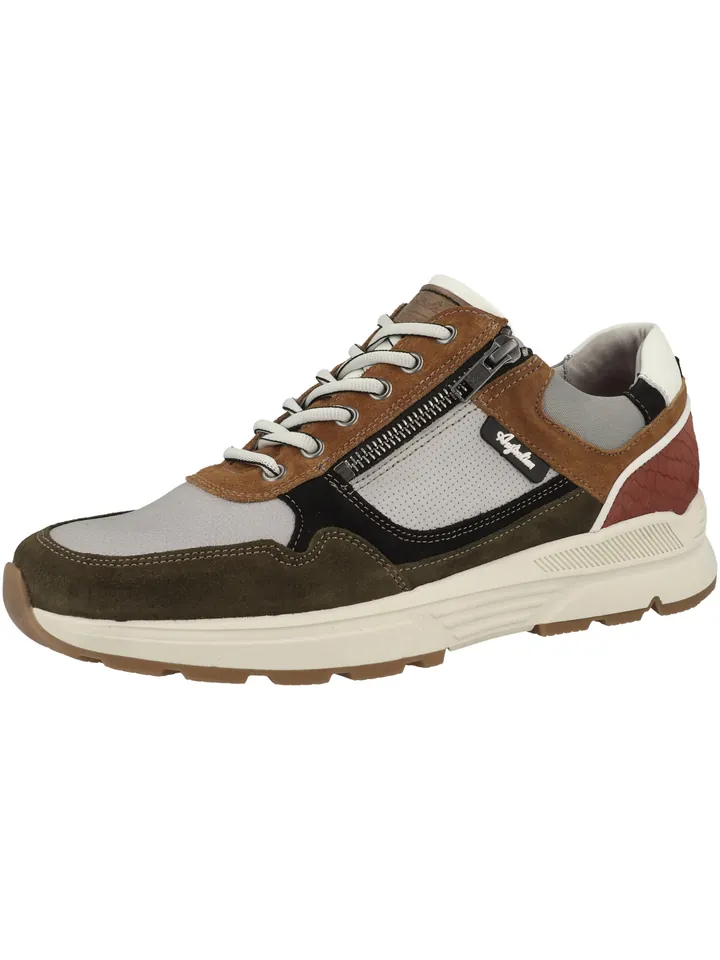 AUSTRALIAN FOOTWEAR Zapatillas deportivas bajas 'Connery' umbra / gris claro / oliva / blanco