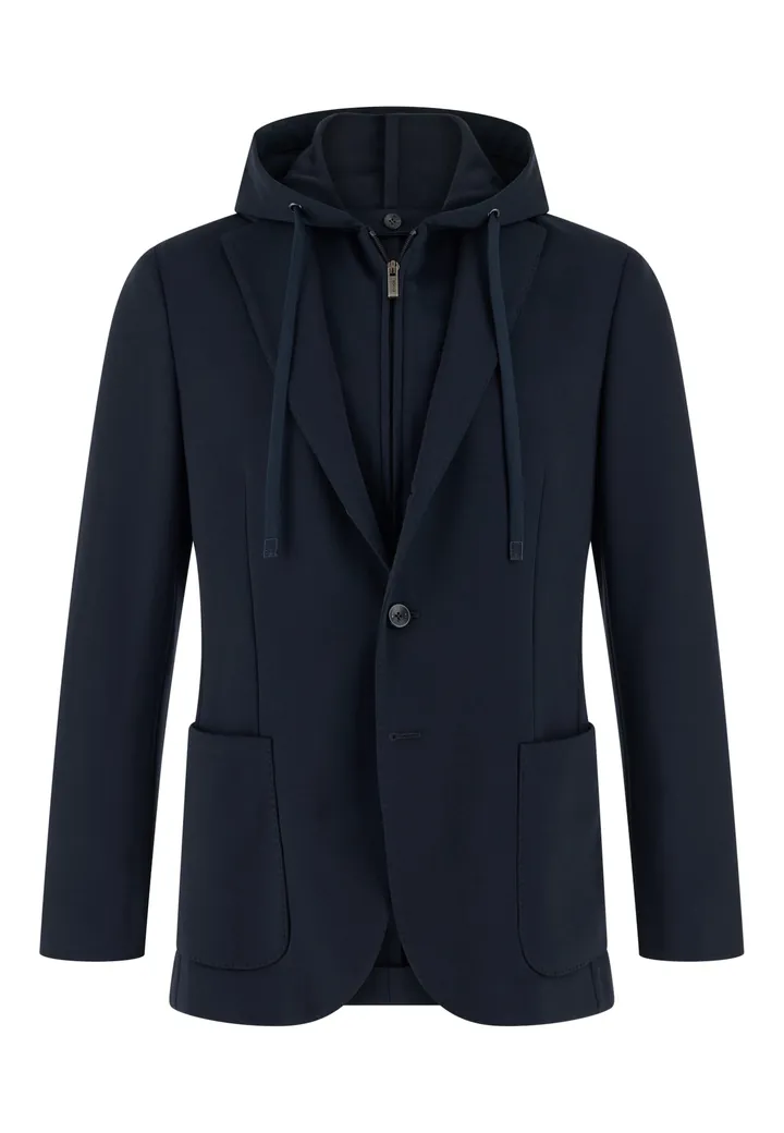 Boggi Milano Sudadera con cremallera 'Madison'  navy