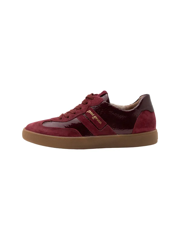 Paul Green Zapatillas deportivas bajas rojo vino