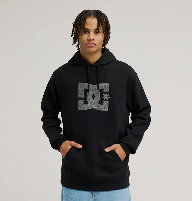 DC Strass Star - Sudadera con capucha Negro Hombre