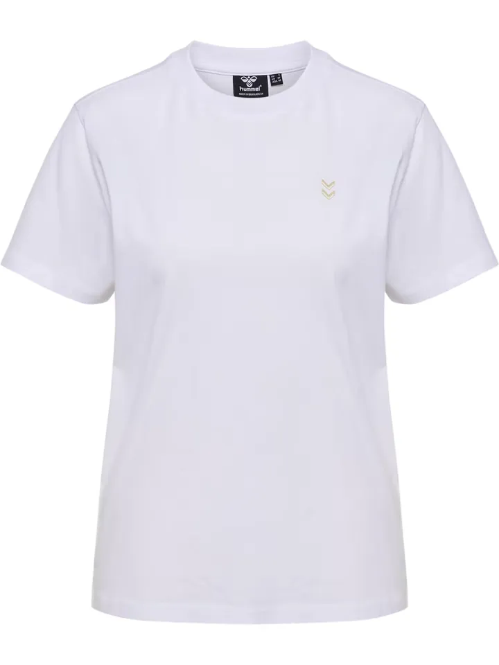 Hummel Camiseta funcional 'Pulse' beige claro / blanco