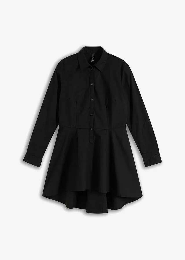Blusa larga con volante